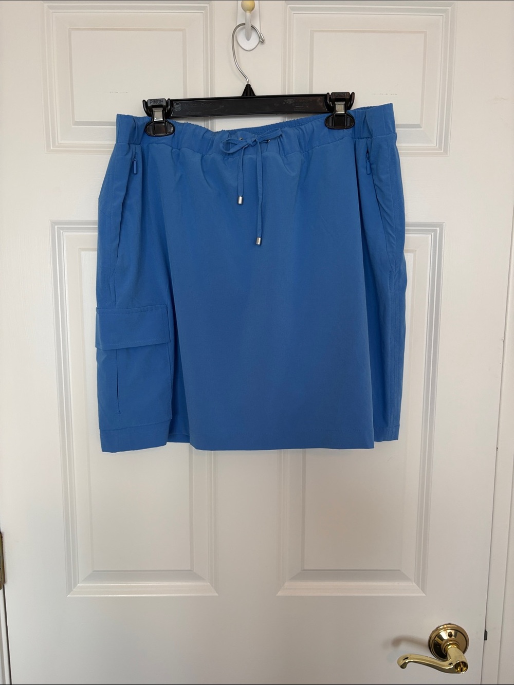 Chico's NWOT Blue Drawstring Skort with Four Pockets